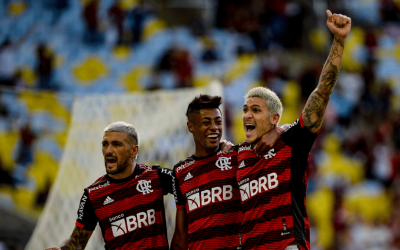 O gol da vitória foi marcado pelo atacante Pedro, no primeiro tempo. (Foto: Marcelo Cortes/Flamengo)