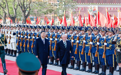 Presidente Lula com o presidente chinês, Xi Jinping. (Foto: Ricardo Stuckert/PR)